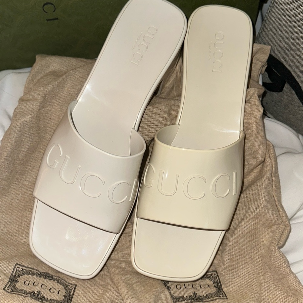 Authentic Gucci Chunky Slides - image 1